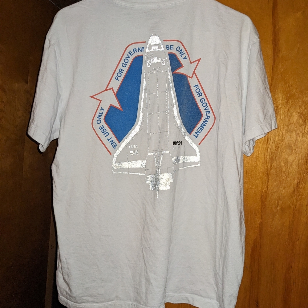 NASA Space Shuttle T-shirt Unisex Space Glow in the Dark Shirt